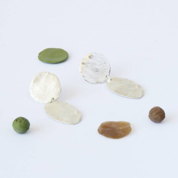 Pendientes plata Materia